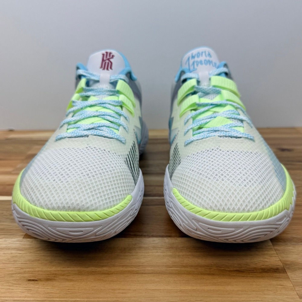 Nike Kyrie Irving Flytrap 5 Basketball Shoes Sneakers White Blue Size Mens 8.5 - Picture 6 of 12